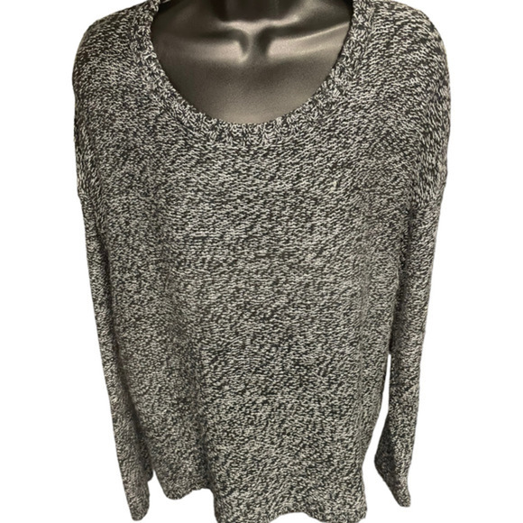 Philosophy Marled Blackbird and Ivory Women’s Sweater Size XL - Picture 1 of 6
